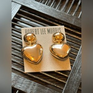 Robert Lee Morris heart earrings